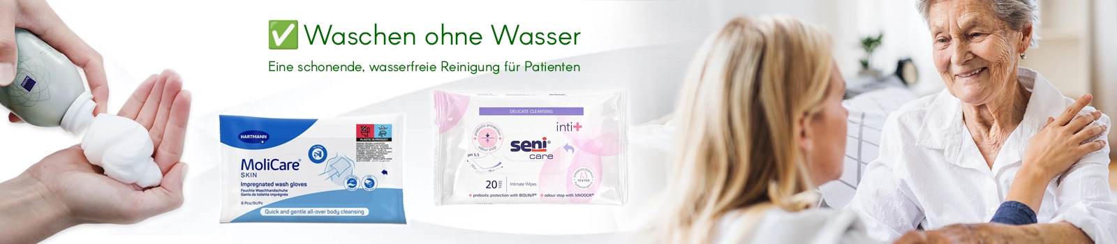 Ratgeber Waschen ohne Wasser in der Patientenpflege