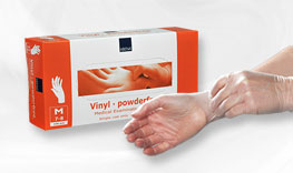 Kategoriebild der Kategorie “Vinyl Hygienehandschuhe”
