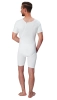 Artikelbild 1 des Artikels “Pflegebody suprima 4695, Kurzarm, Rückenreißverschluss, Weiß XXL (Taille 100 bis 130 cm)“