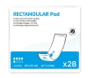 Artikelbild 1 des Artikels “Rectangular Pad Extra, Rechteckvorlagen mit Folie, 28 Stück “