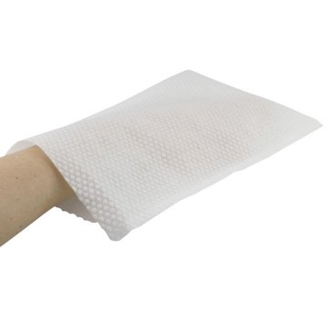 Waschhandschuhe Ultra-Soft geprägt Asid Bonz, Weiß, 50 Stück 