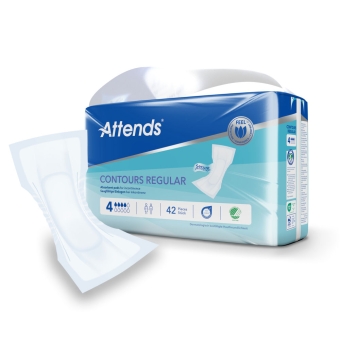 Attends Contours Regular 4 Inkontinenzvorlagen, 5x42 Stück 