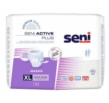SENI ACTIVE PLUS X-LARGE (XL), Inkontinenzslip, 10 Stück 
