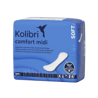 Kolibri comfort SOFT MIDI Einlagen, 28 Stück 