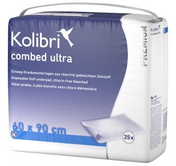 Kolibri combed premium ultra 60 x 90 cm, 25 Stück 