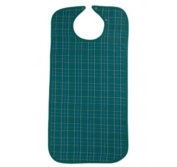 Latz, Ess-Schürze suprima 5577, Polyester, Karo Grün 