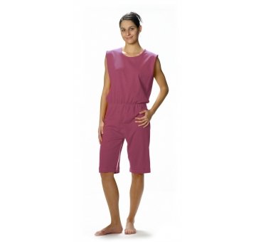 Pflegeoverall kurzes Bein, ohne Arm, mit Beinreißverschluss mais | Small