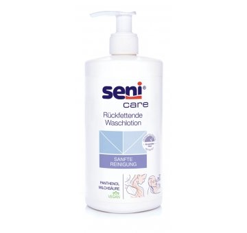 SENI CARE rückfettende Waschlotion mit Leinen, 500 ml 