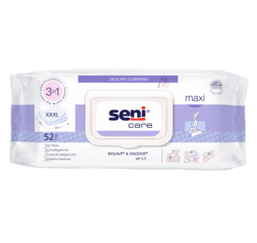 SENI CARE Feuchtpflegetücher MAXI, 52 Stück 