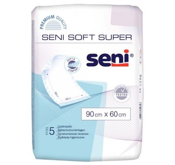 Bettunterlagen Seni Soft Super 60 x 90 cm, 5 Stück 