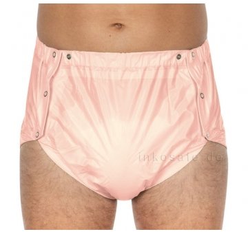 PVC-Slip suprima 1250, knöpfbar, farbige Folien 038 rosa (0,12 mm) | XL (Hüftumfang 113 bis 121 cm)