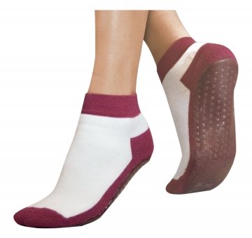 Anti-Rutsch-Socken suprima 4820, 1 Paar Schutzsocken 023 bordeaux | 39 bis 42