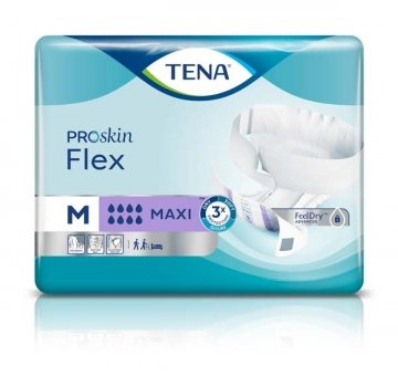 TENA Flex Maxi Medium, Vorlagen mit Hüftgurt, 66 Stück 