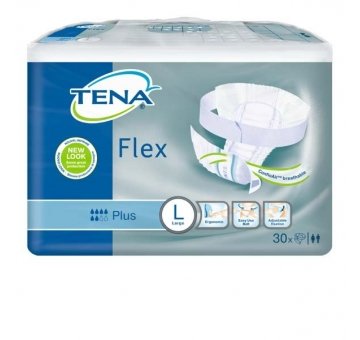 TENA Flex Plus Large, Vorlagen mit Hüftgurt, 90 Stück 