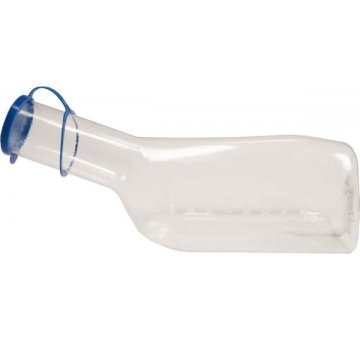 Sundo Urinflasche, glasklar, mit Deckel aus PP, 1000 ml 