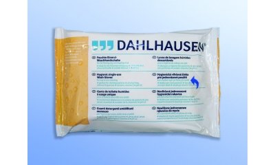 Dahlhausen Waschhandschuhe zur Körperwäsche, 8 Stück 