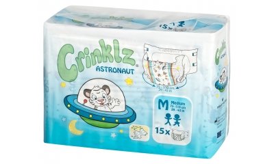 Crinklz Windeln für Erwachsene, Motiv Astronaut, Gr. L 