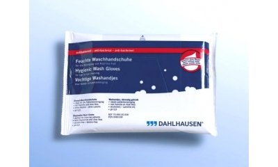 Dahlhausen Waschhandschuhe antibakteriell, 8 Stück 
