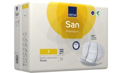 Inkontinenzvorlagen Abena San Premium Nr. 7, Abena 30 Stück 