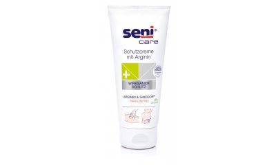 SENI CARE parfümfreie Hautschutzcreme mit Arginin, 200 ml 