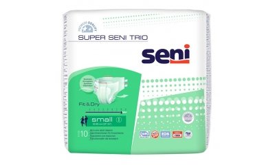 Super SENI TRIO Small (S) Windelhosen, 80 Stück 