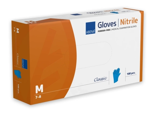 Artikelbild des Artikels “Abena Classic Nitril Handschuhe puderfrei M (Medium)“