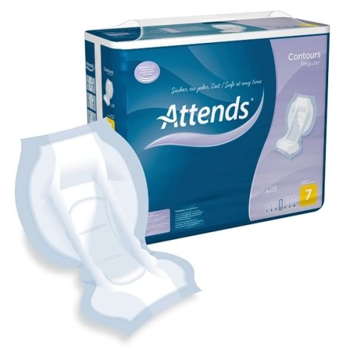 Artikelbild des Artikels “Attends Contours Regular 7, Inkontinenzvorlagen, 112 Stück “