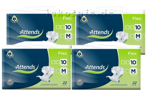 Artikelbild des Artikels “Attends Flex 10 Medium (M), Inkontinenzslips, 88 Stück “