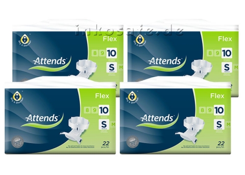 Artikelbild des Artikels “Attends Flex 10 Small (S), Inkontinenzslips, 88 Stück “