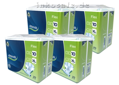 Artikelbild des Artikels “Attends Flex 10 X-Large (XL), Inkontinenzslips, 80 Stück “