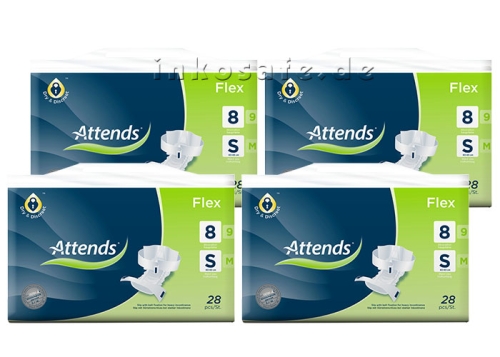 Artikelbild des Artikels “Attends Flex 8 Small (S), Inkontinenzslips, 112 Stück “