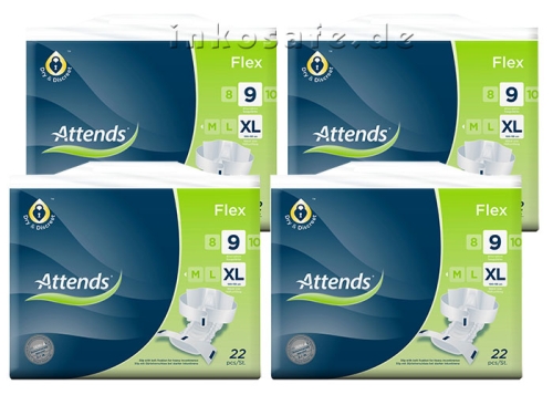 Artikelbild des Artikels “Attends Flex 9 X-Large (XL), Inkontinenzslips, 88 Stück “