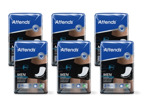 Artikelbild des Artikels “Attends Men 2 Protective Absorbent Shield, 6x15 Stück “
