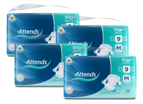 Artikelbild des Artikels “Attends Slip Active 9 Medium, Windelhosen, 112 Stück “