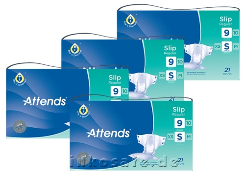 Artikelbild des Artikels “ATTENDS Slip Regular 9 Small (S), Windelhosen, 84 Stück “