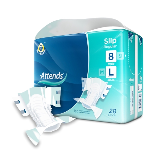 Artikelbild des Artikels “ATTENDS Slip Regular 8 Large (L), Windelhosen, 28 Stück “