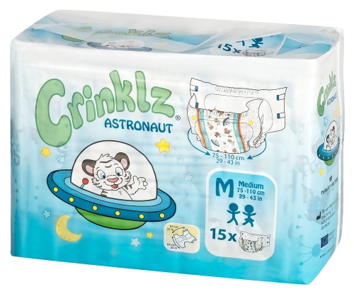 Artikelbild des Artikels “Crinklz Windeln für Erwachsene, Motiv Astronaut, Gr. L “