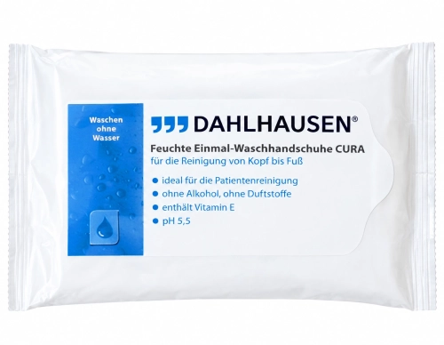 Artikelbild des Artikels “Dahlhausen Waschhandschuhe CURA, 8 Stück “