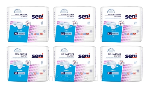 Artikelbild des Artikels “Seni Active Super Inkontinenzslips, X-Large, 60 Stück “
