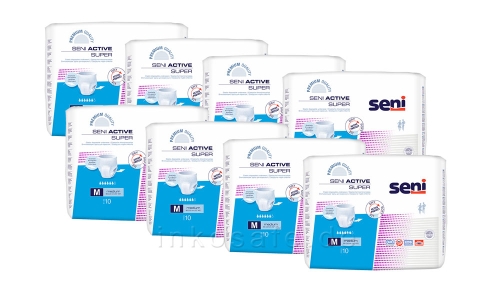 Artikelbild des Artikels “Seni Active Super Inkontinenzslips, Medium, 80 Stück “