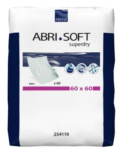 Artikelbild des Artikels “Krankenunterlagen Abri Soft SUPERDRY 60 x 60 cm, 60 Stück “