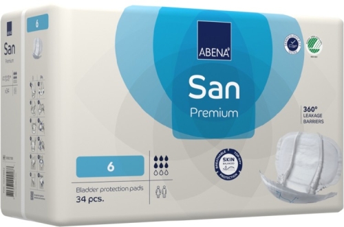 Artikelbild des Artikels “Inkontinenzvorlagen Abena San Premium Nr. 6, 34 Stück “