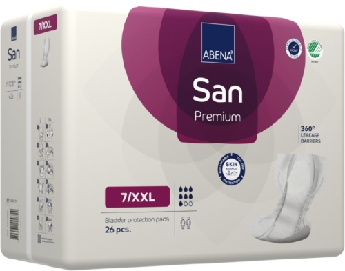 Artikelbild des Artikels “Inkontinenzvorlagen Abena San Premium Nr. 7 XXL, 26 Stück “