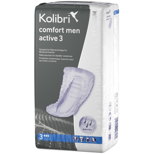 Artikelbild des Artikels “Kolibri comfort premium men 3, Einlagen Männer, 14 Stück “