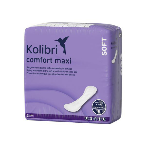Artikelbild des Artikels “Kolibri comfort SOFT MAXI Einlagen, 28 Stück “
