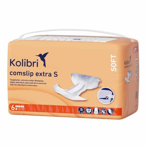 Artikelbild des Artikels “Kolibri comslip soft extra Windelslip, Größe S, 28 Stück “