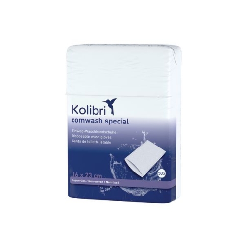 Artikelbild des Artikels “Kolibri comwash special Einweg-Waschhandschuhe, 50 Stück “