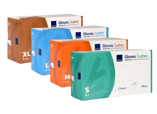 Artikelbild des Artikels “Abena Latex-Handschuhe, puderfrei, 100 Stück “