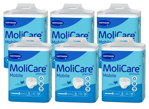 Artikelbild des Artikels “MoliCare® Premium Mobile 6 Tropfen, Größe S, 6x14 Stück “