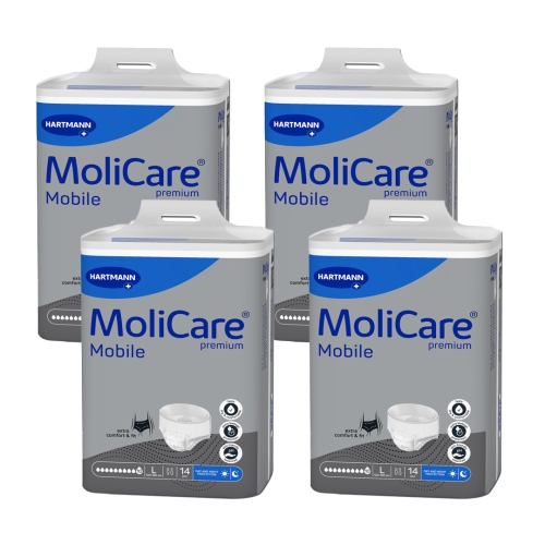 Artikelbild des Artikels “MoliCare® Premium Mobile 10 Tropfen, Größe L, 4x14 Stück “